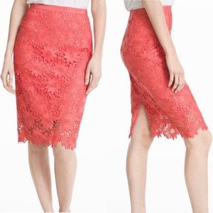 White House Black Market Gelato Pink Lace